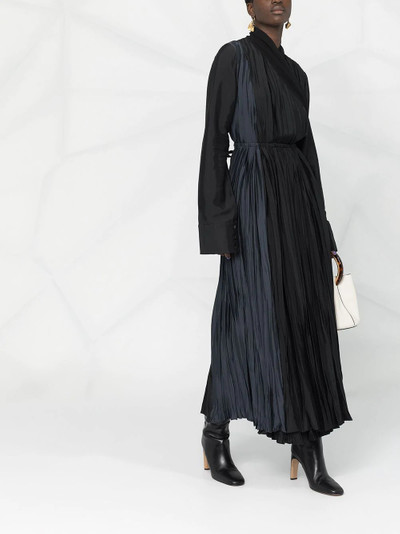 Jil Sander wraparound pleated dress outlook