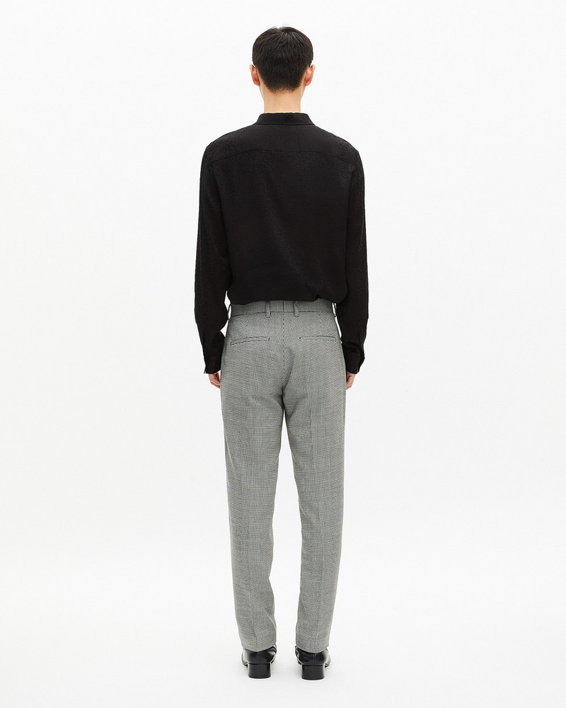 BLACK AND WHITE HOUNDSTOOTH TAILORED SUIT PANTS 3