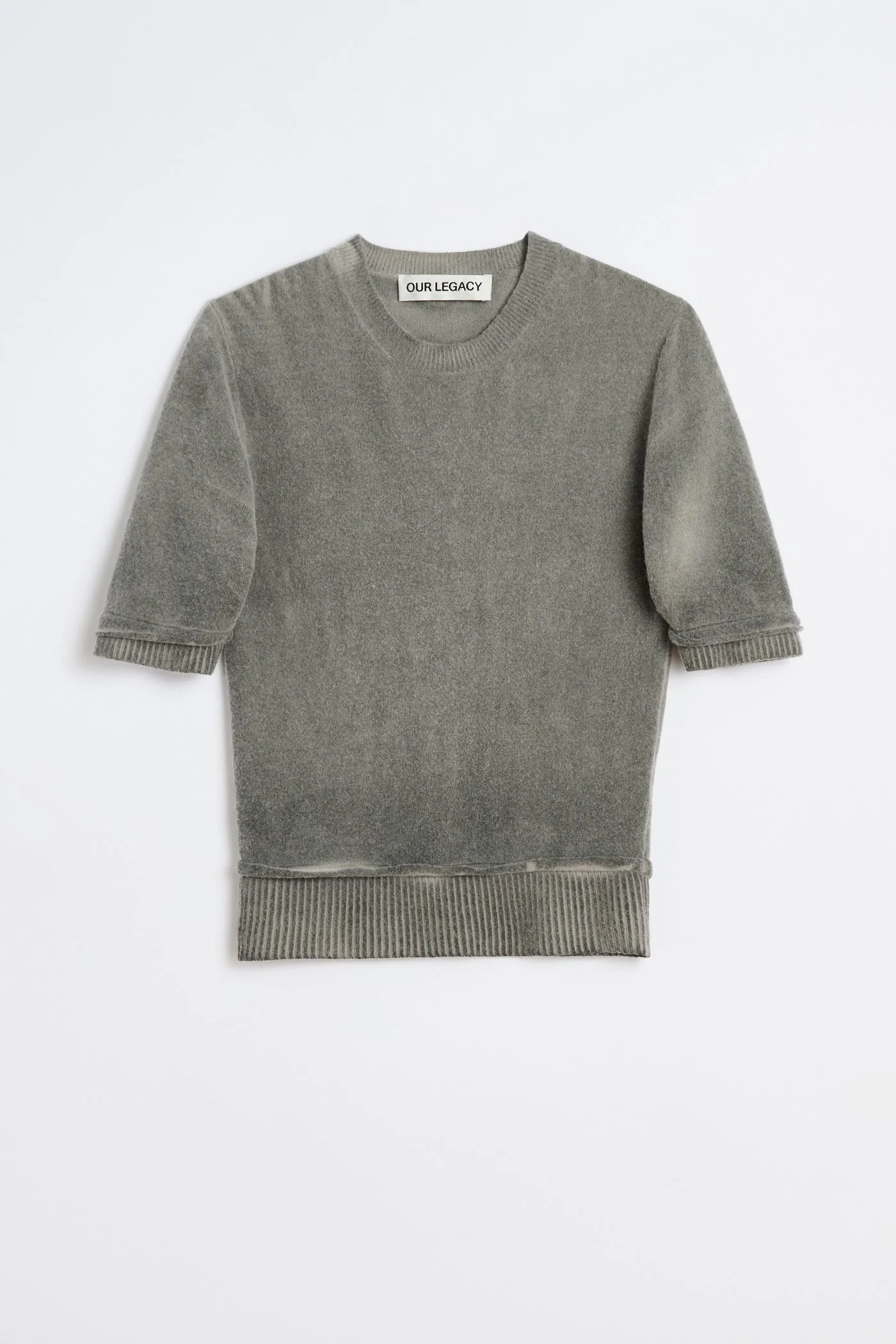 Dual Tee Grey Spray Dye Cherub Wool - 1