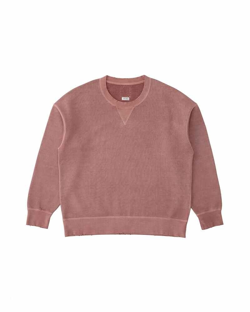visvim JUMBO SB SWEAT L/S (U.D.) RED | REVERSIBLE