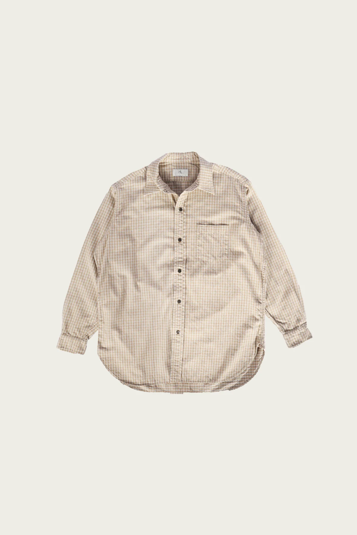 Check Workshirt - Beige - 1