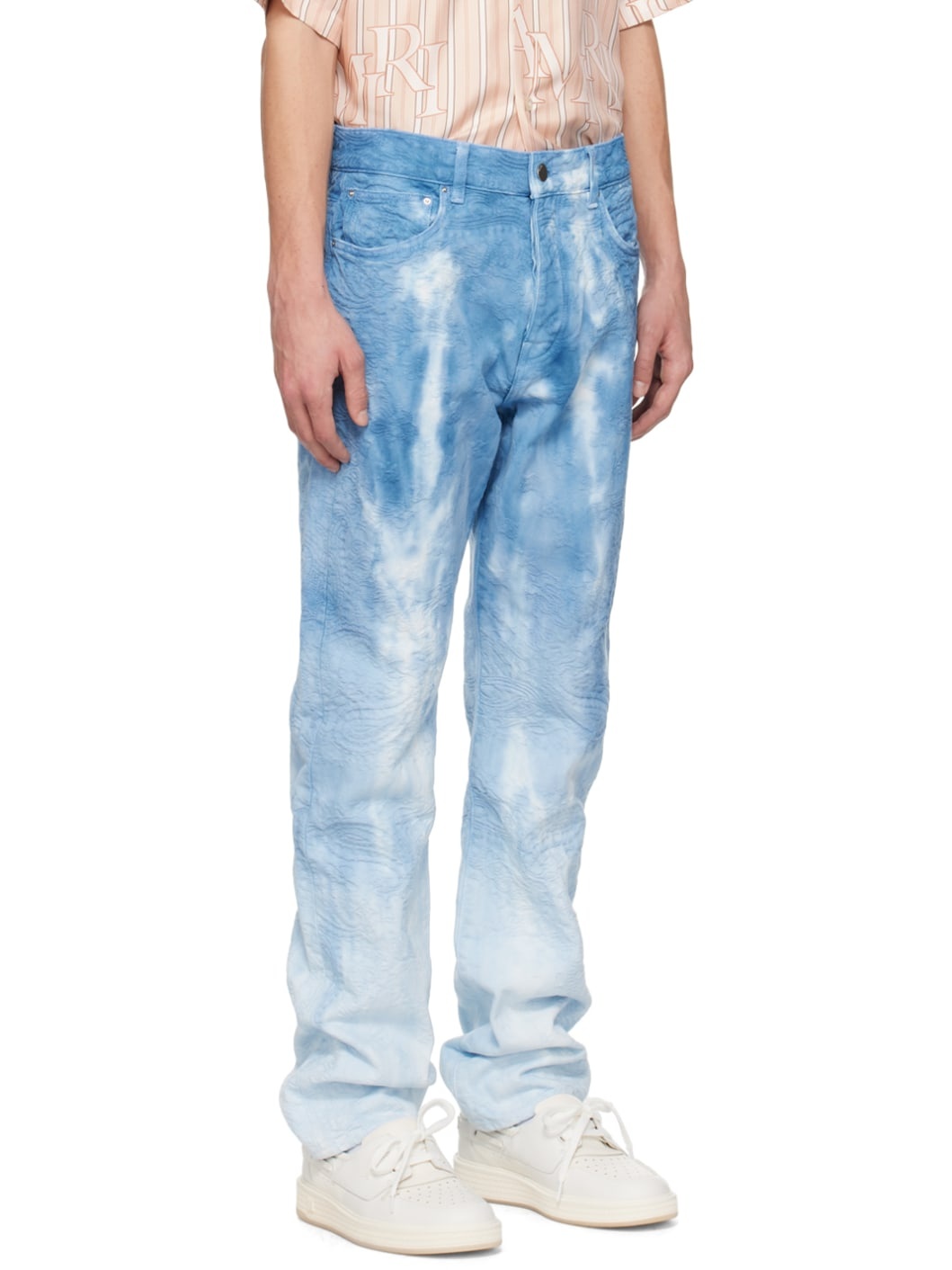 Blue Tie-Dye Jeans - 2