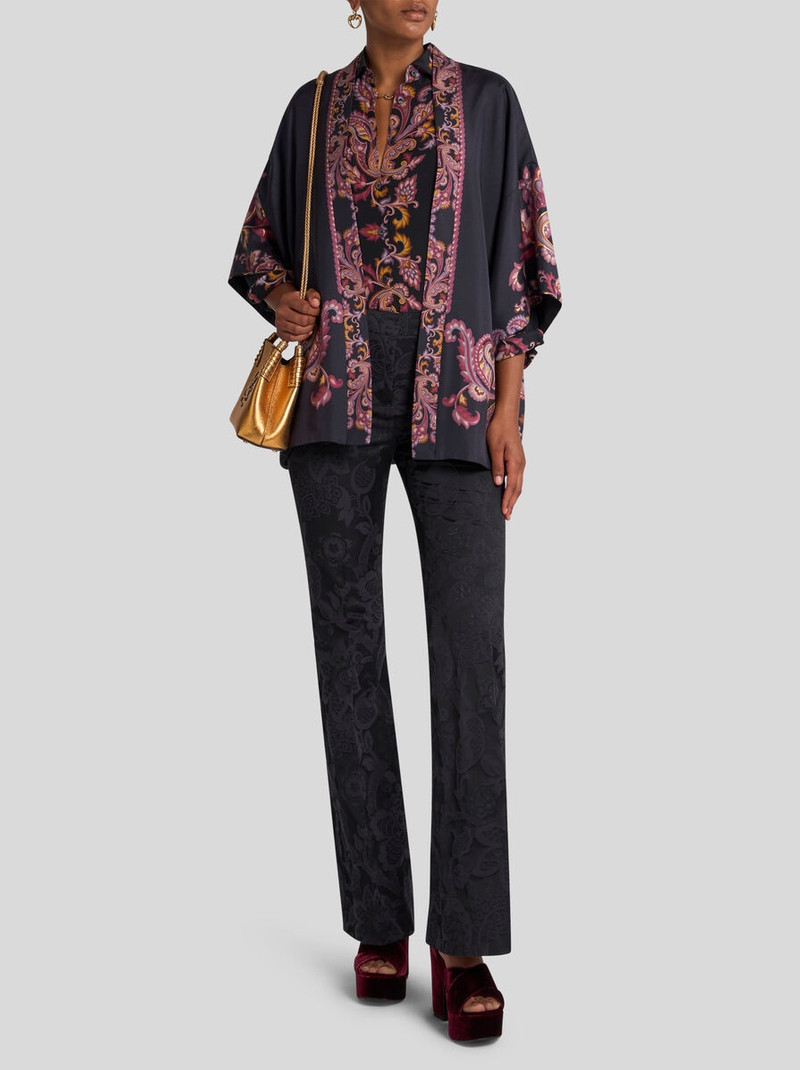 Etro SILK TWILL KESA WITH PLACED PRINT outlook