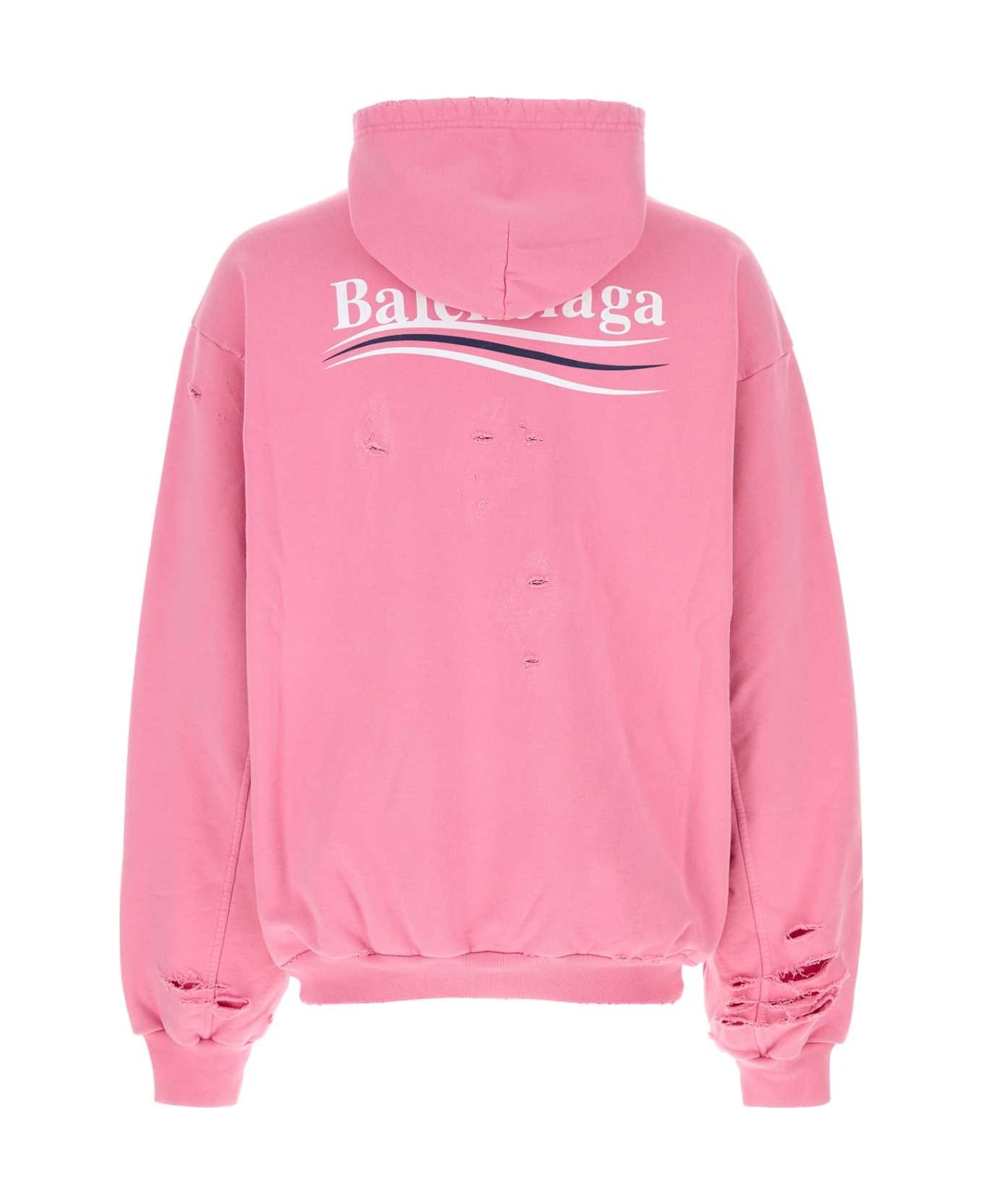 Pink Cotton Oversize Sweatshirt - 2