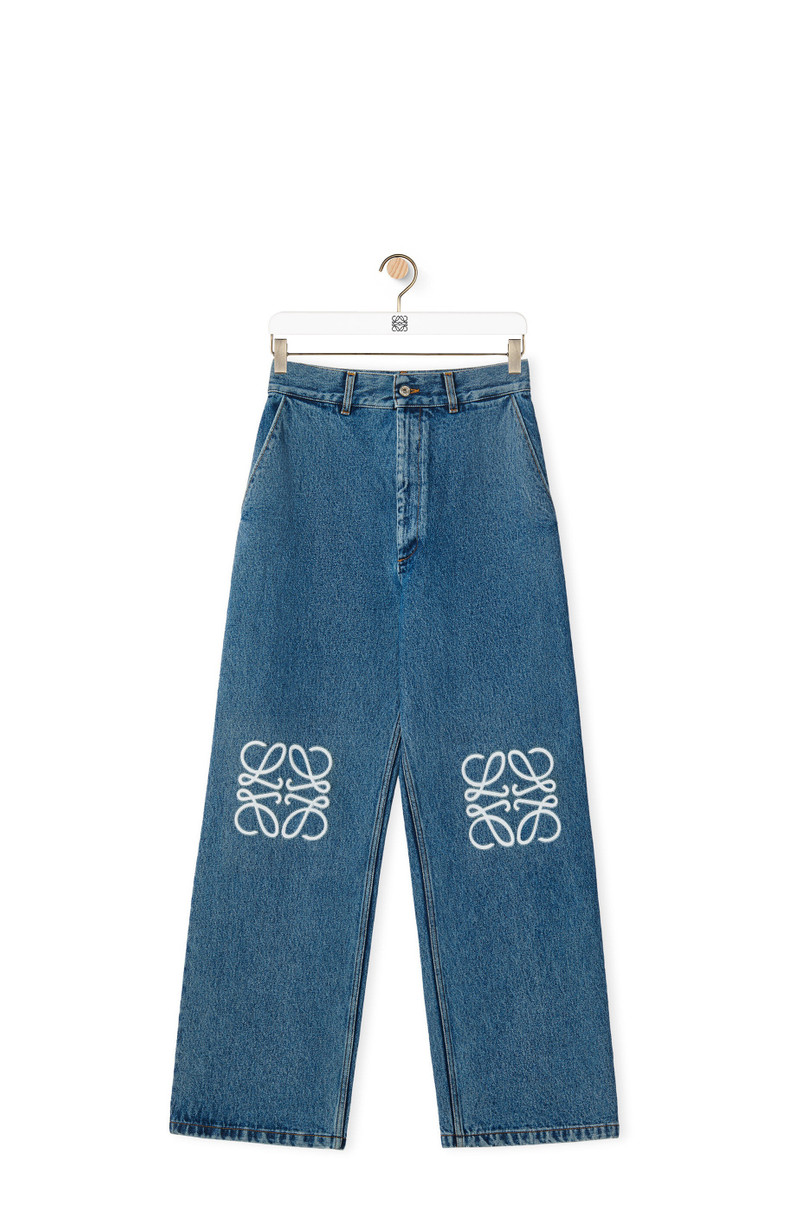 Anagram baggy jeans in denim - 1