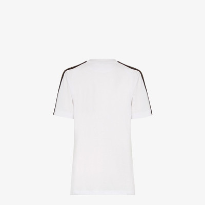 FENDI White cotton T-shirt outlook