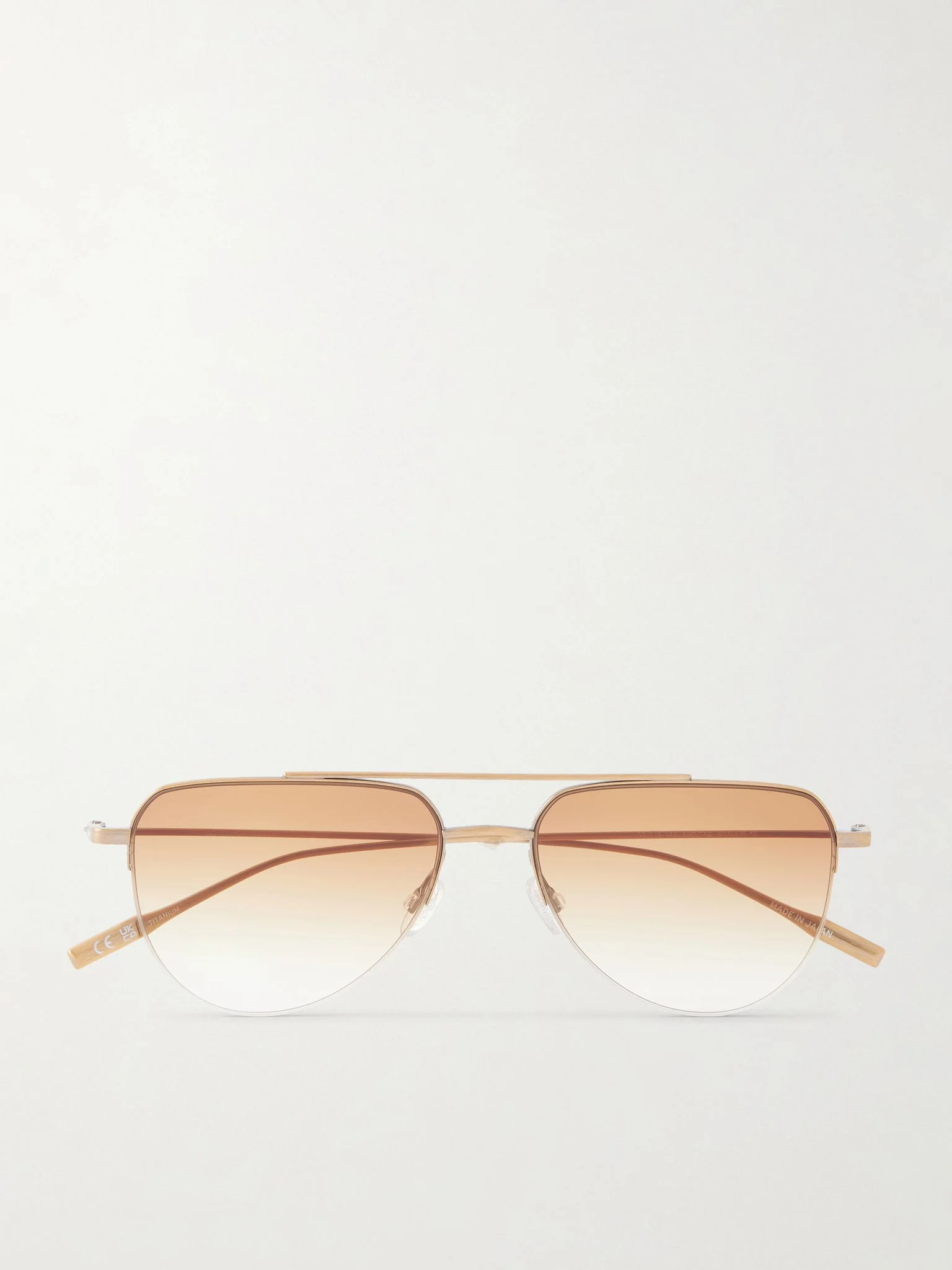 Mcnair aviator-style metal sunglasses Gold - 1