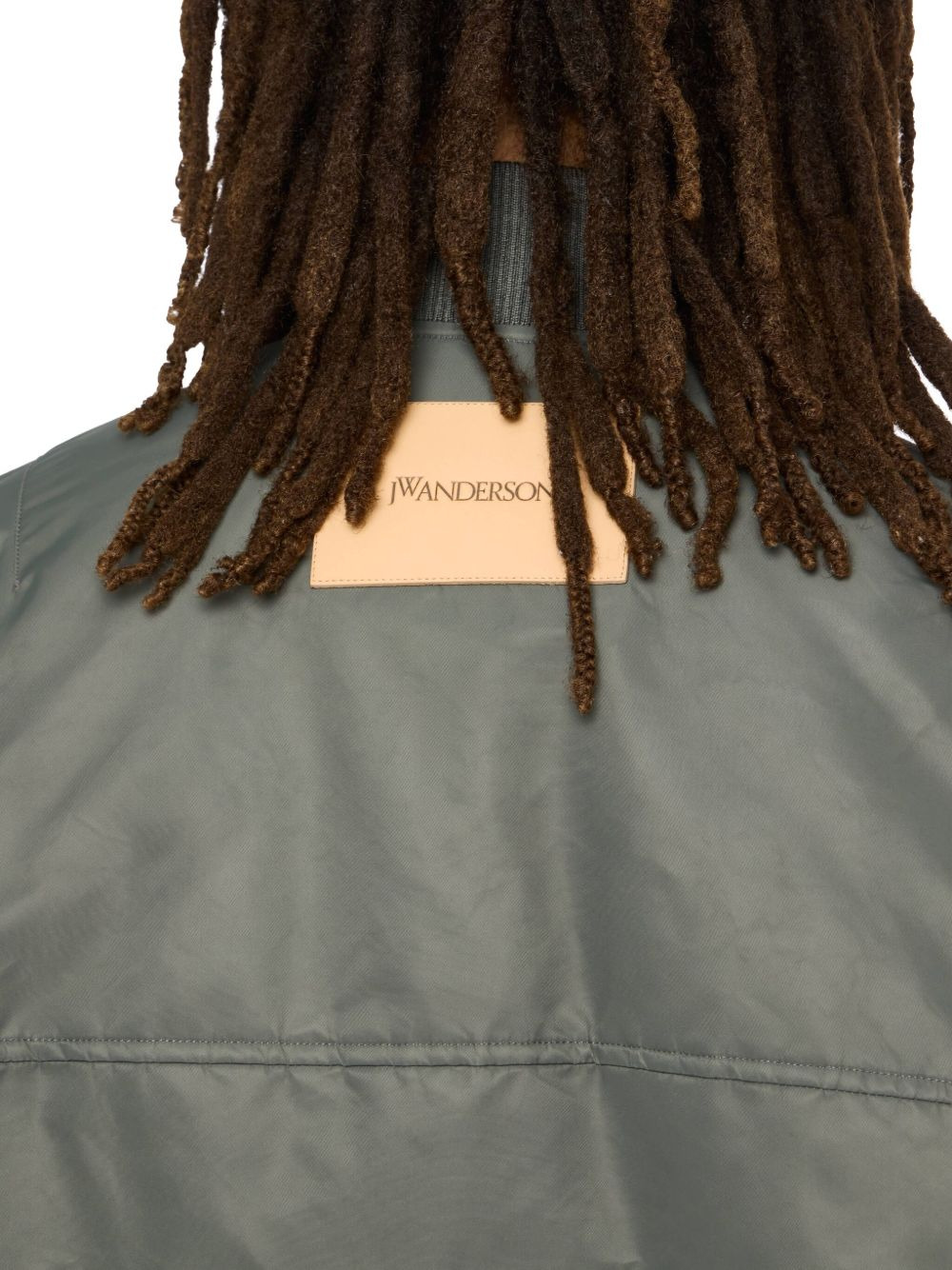 zip-fastening bomber jacket - 4