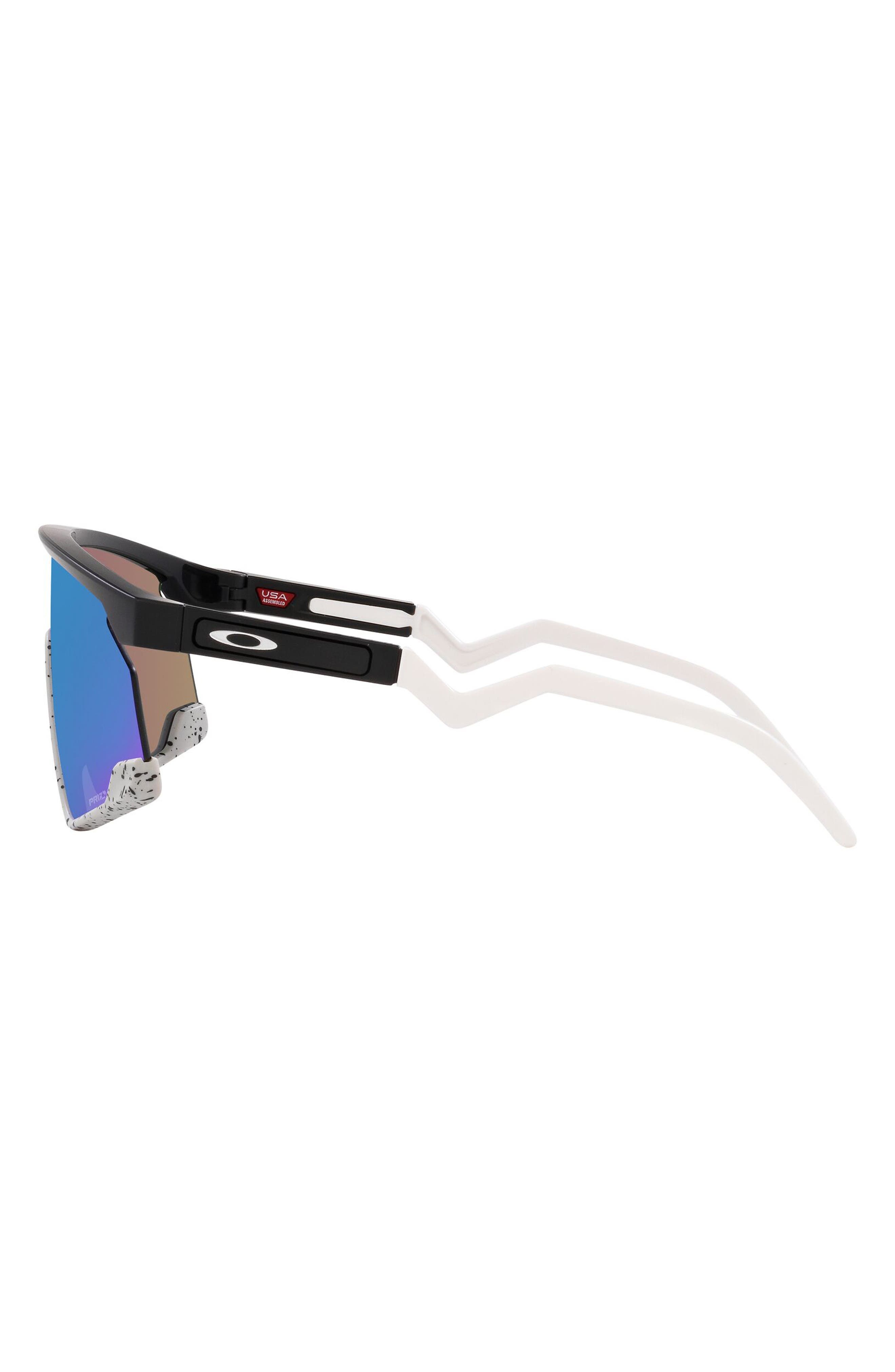 Oakley BXTR 39mm Prizm™ Wrap Shield Sunglasses in Sapphire at Nordstrom - 3