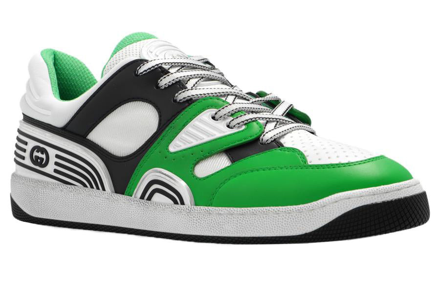 (WMNS) Gucci Basket 'Green White Black' 700291-2SH90-3760 - 3