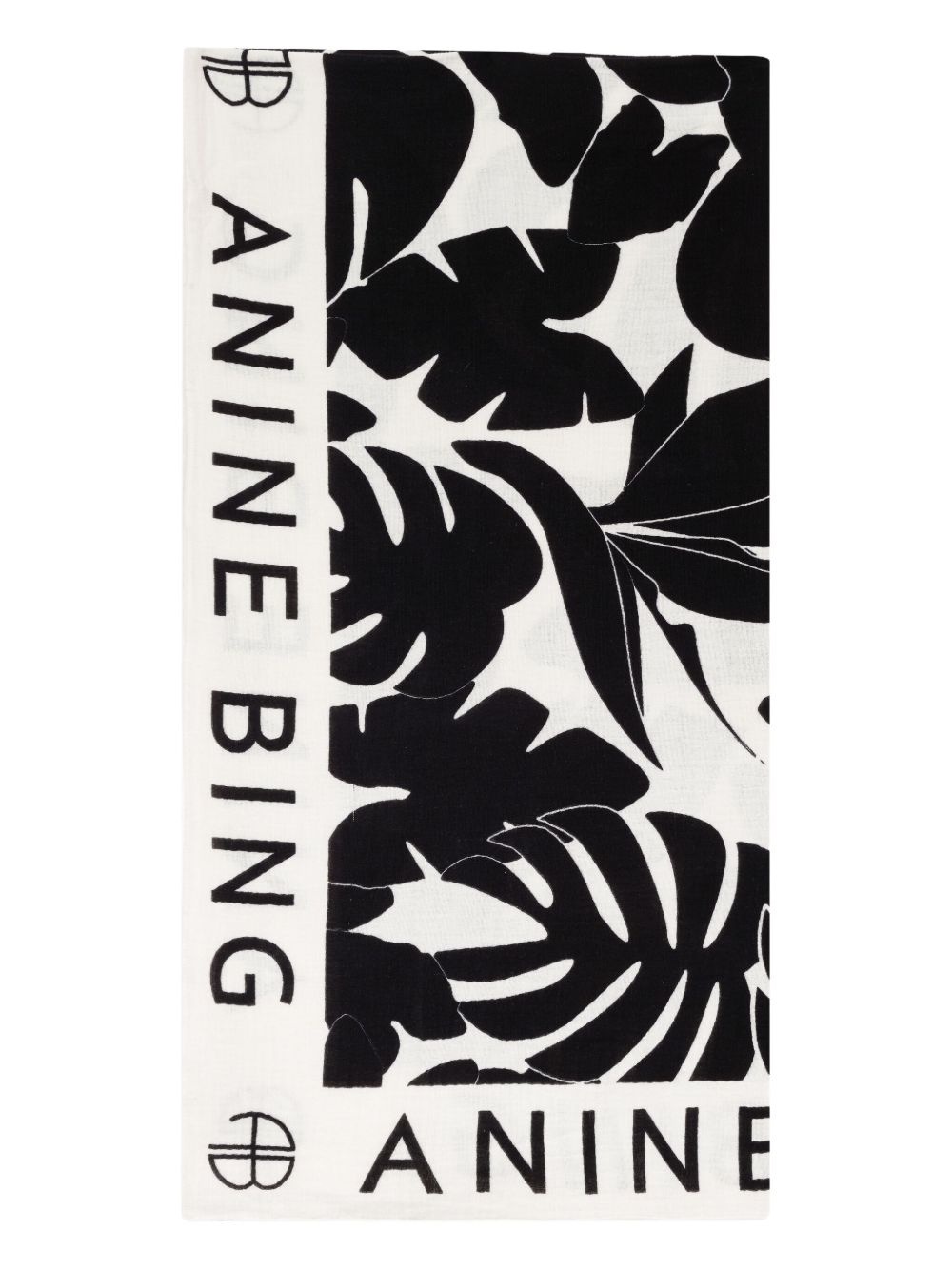 Eliza tropical leaf print sarong - 2