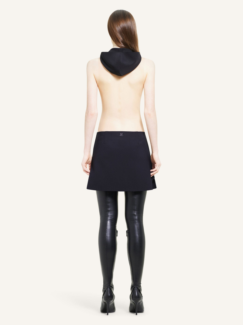 OBLIQUE TAILORED MINI SKIRT 4