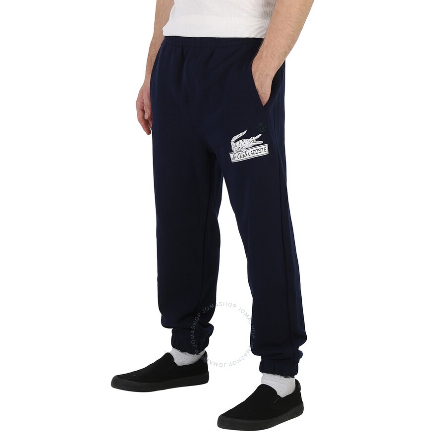 Lacoste Navy Blue Cotton Neo Heritage Sweatpants - 5