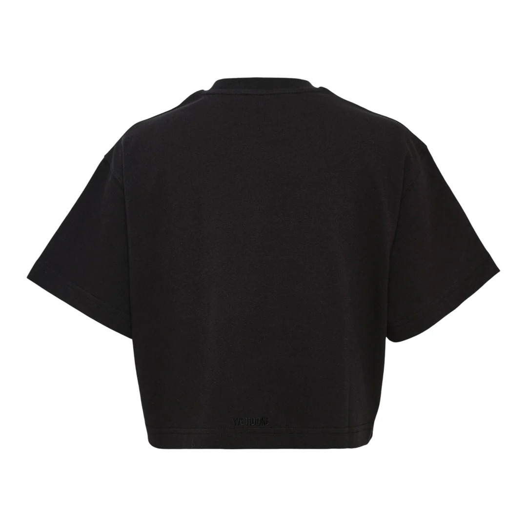 Black Womens Crayon Logo T-Shirt - 2