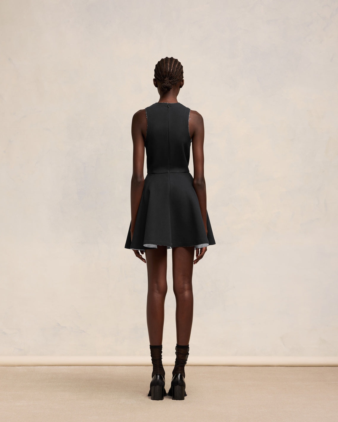 SHORT FLARE DRESS - 4