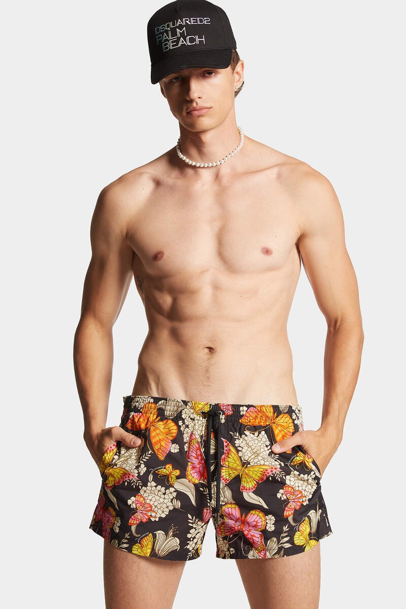 ALL OVER PRINTED BOXER MIDI - 3