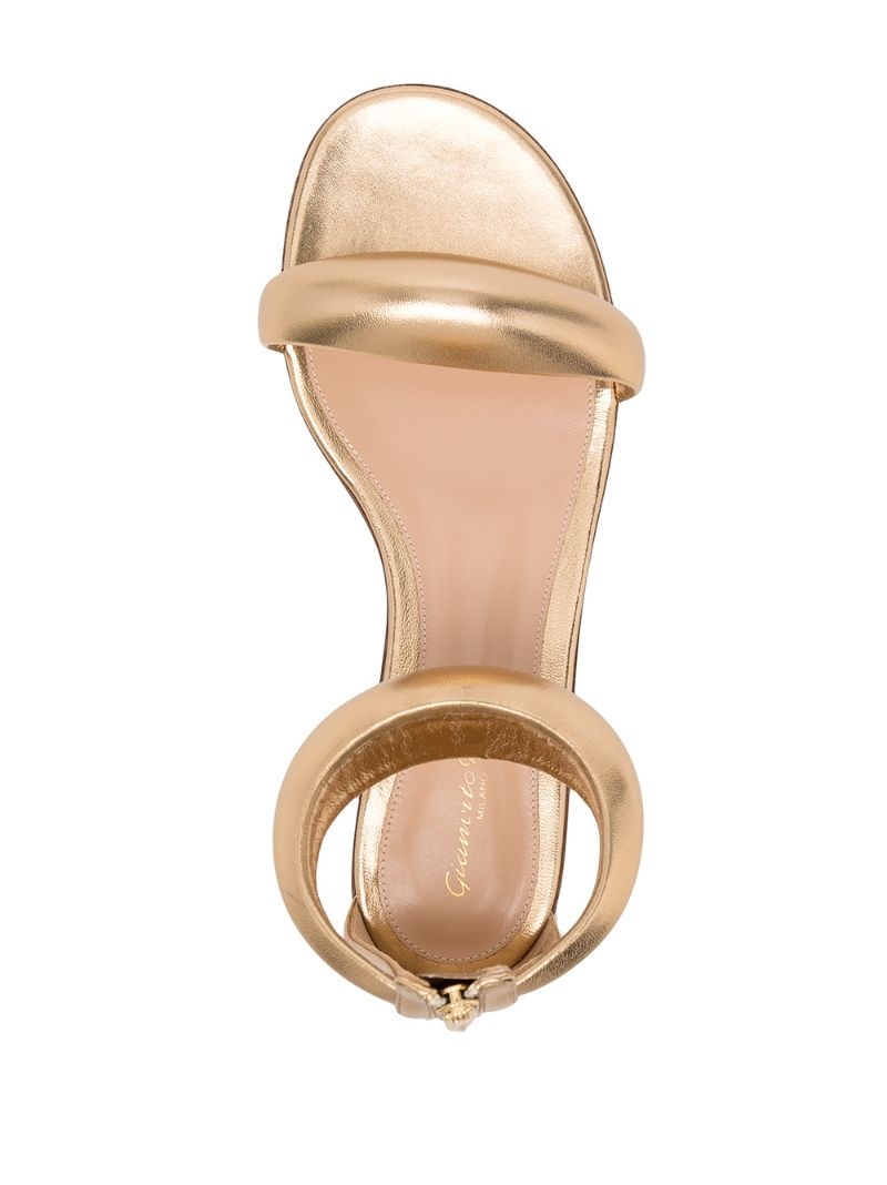 Bijoux 05 metallic-effect sandals - 4