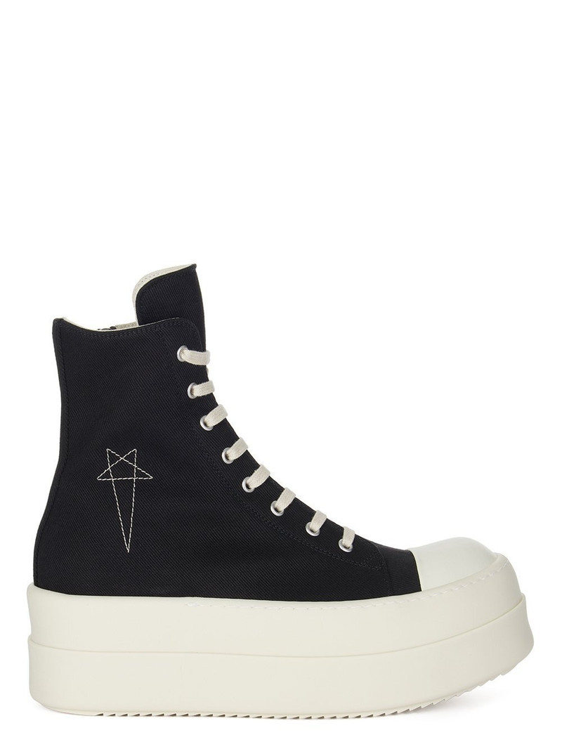 Black Hollywood Double Bumper Sneaks Sneakers - 1