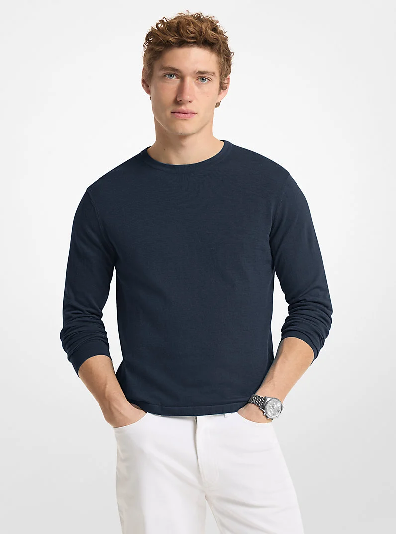 Cotton Jersey Sweater - 1