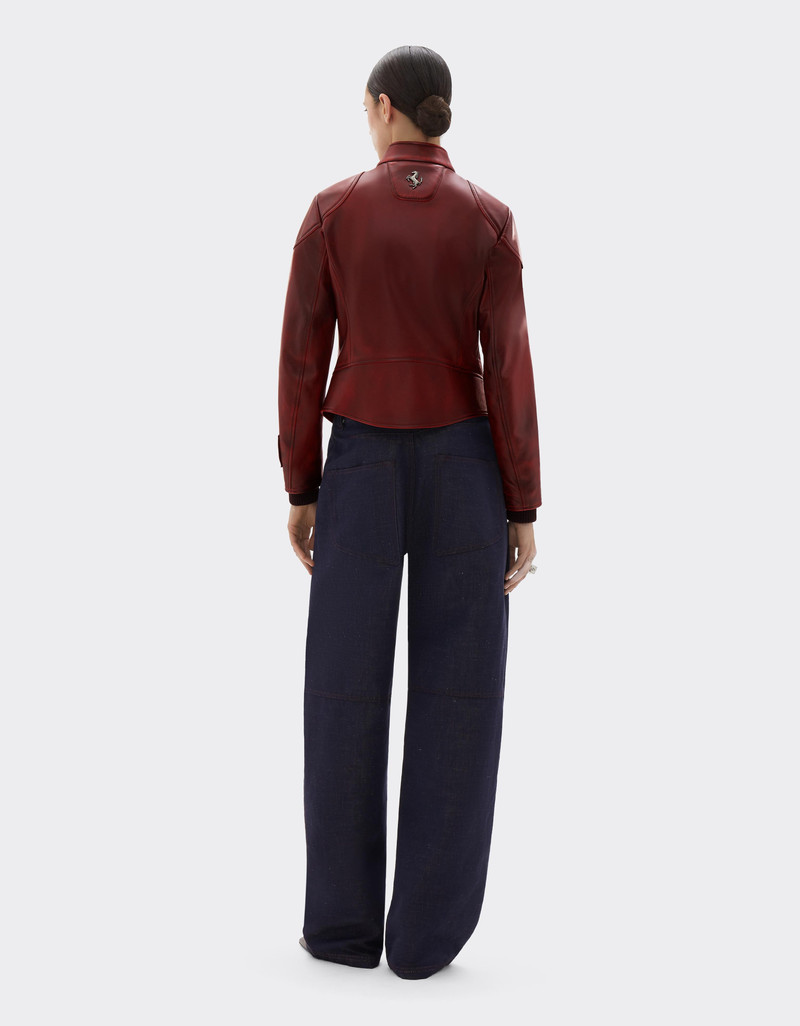 Reconditioned by Ferrari leather jacket for the 2026 Silverstone GP 4