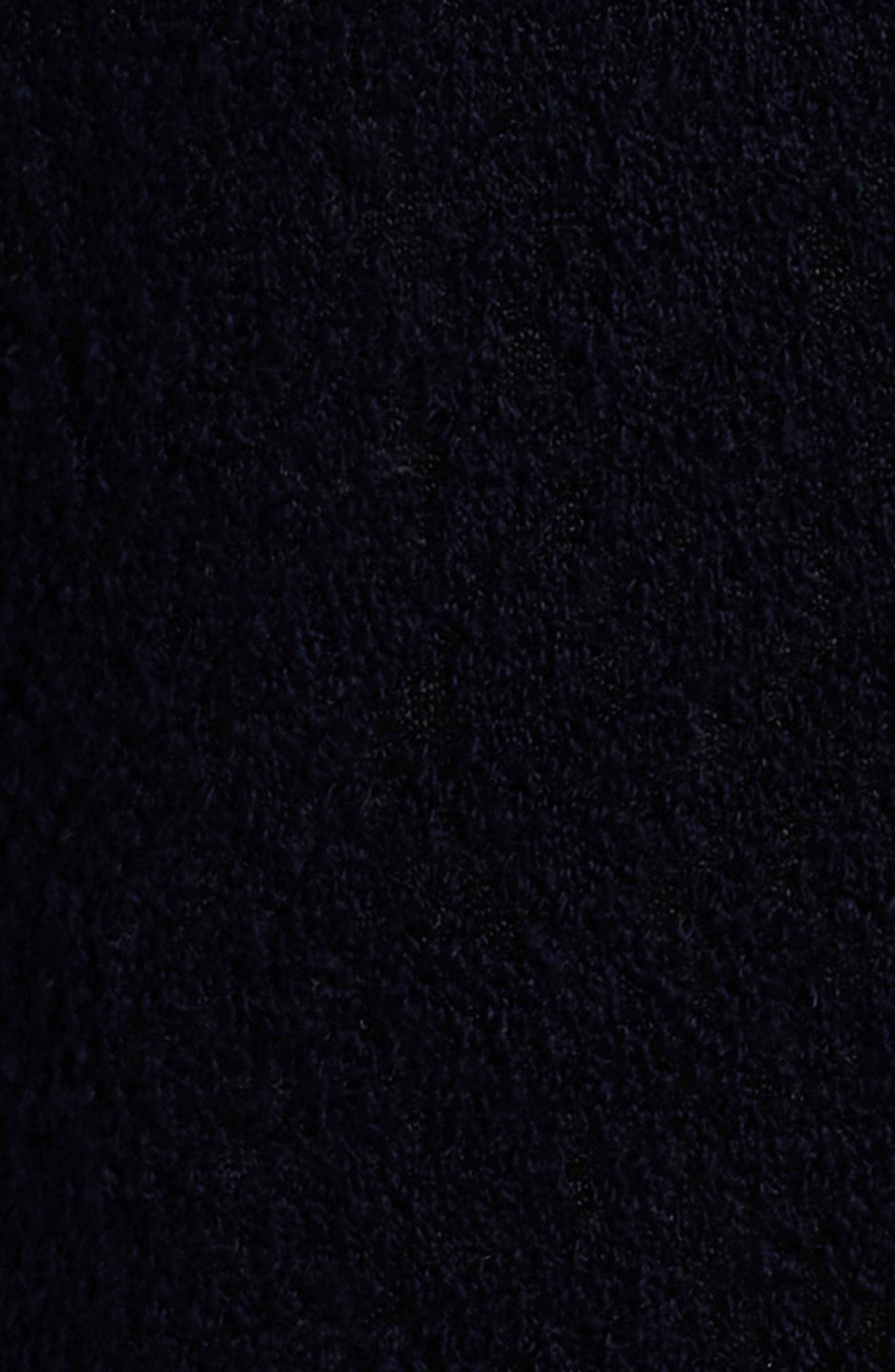 FRAME Wool Blend Terry Button-Up Shirt in Dark Navy at Nordstrom - 5