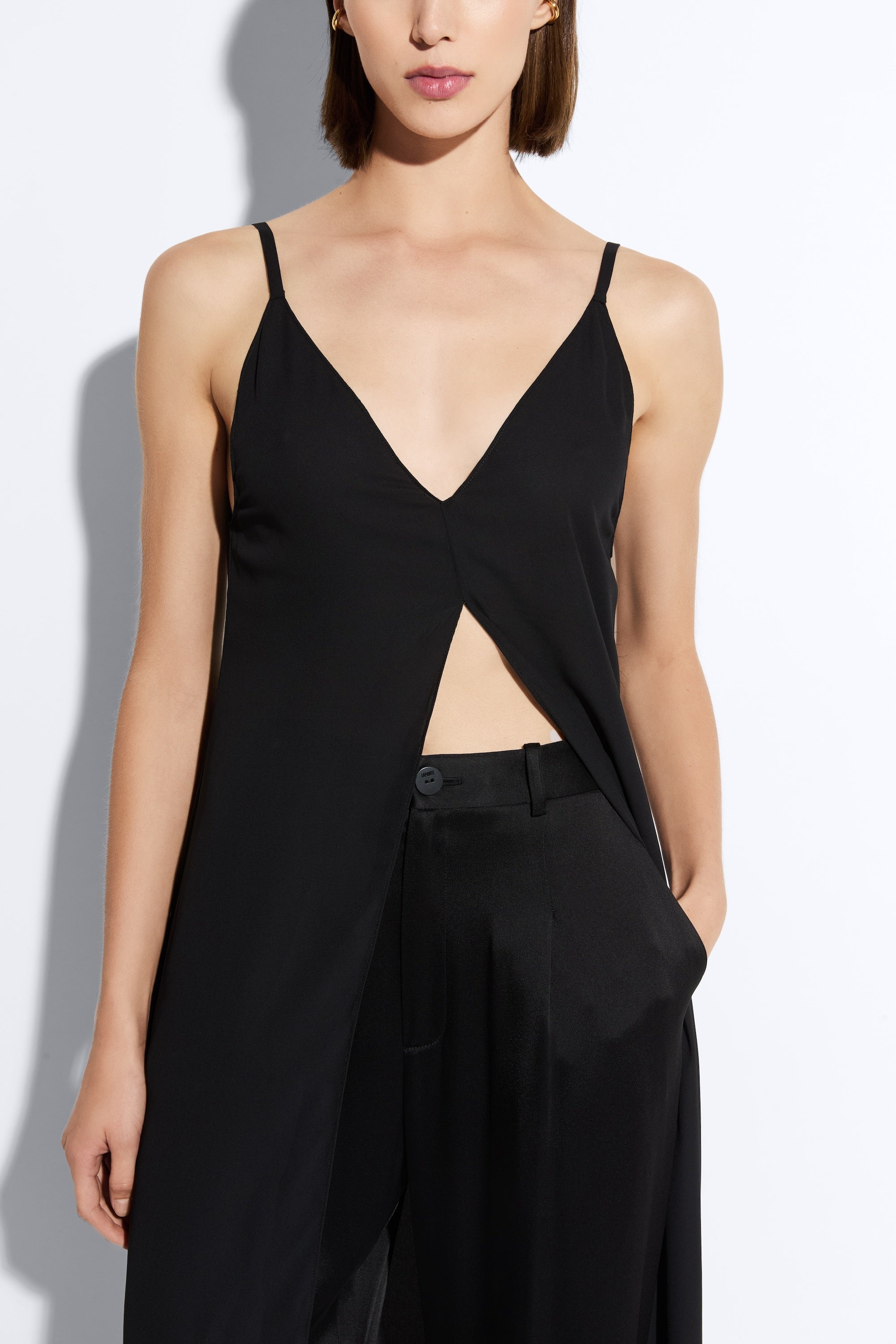 Lightweight Georgette Long Cami Top - 4