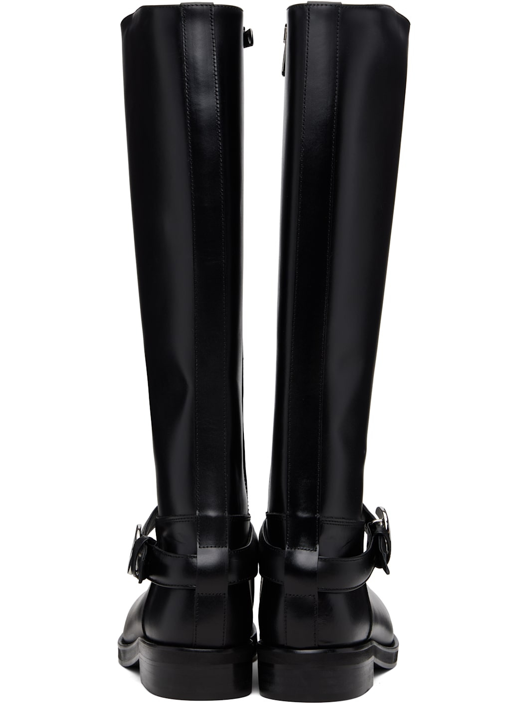 Black Belt Cavalier Tall Boots - 2