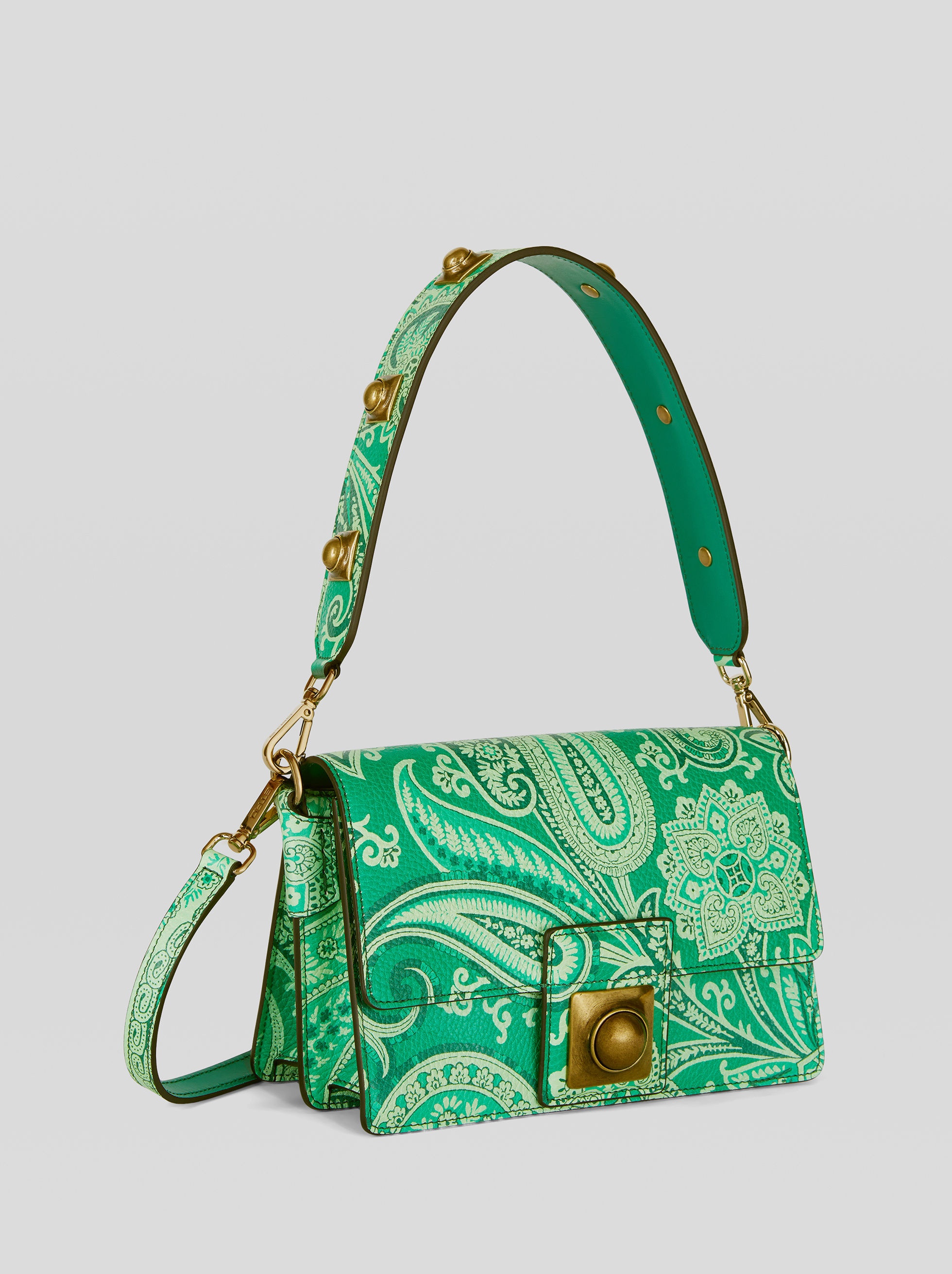 CROWN ME LIQUID PAISLEY SHOULDER BAG - 5