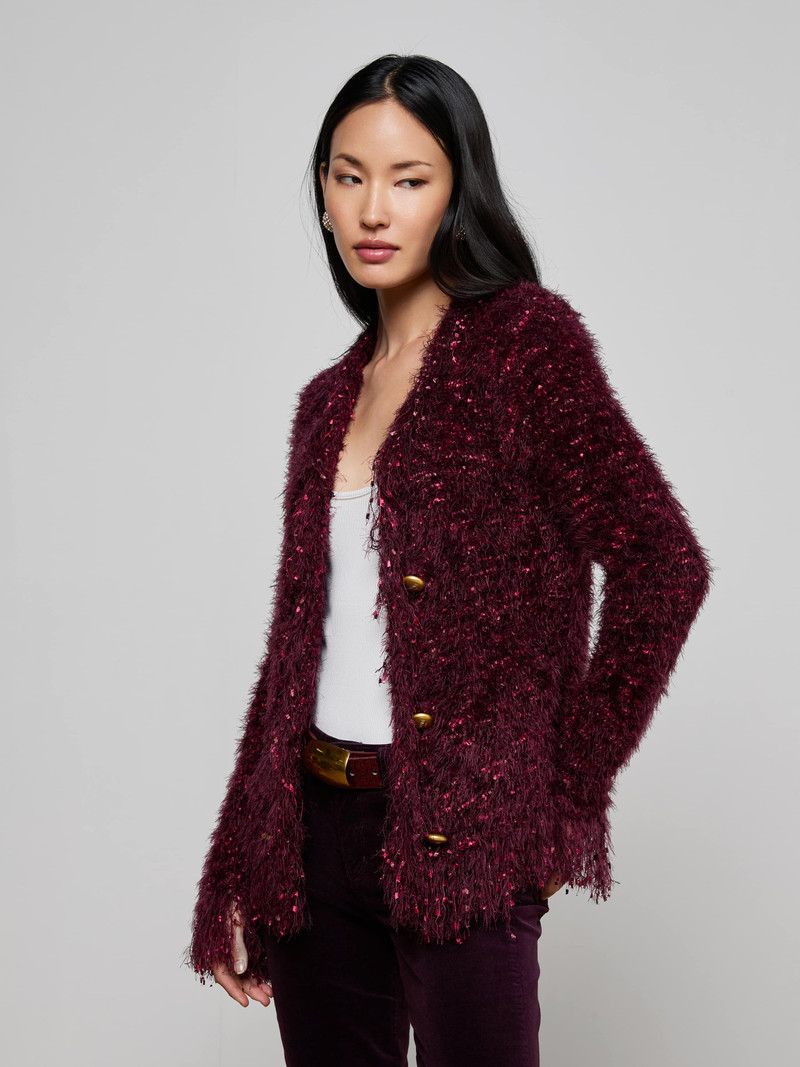 Azure Fringe Cardigan Blazer 4
