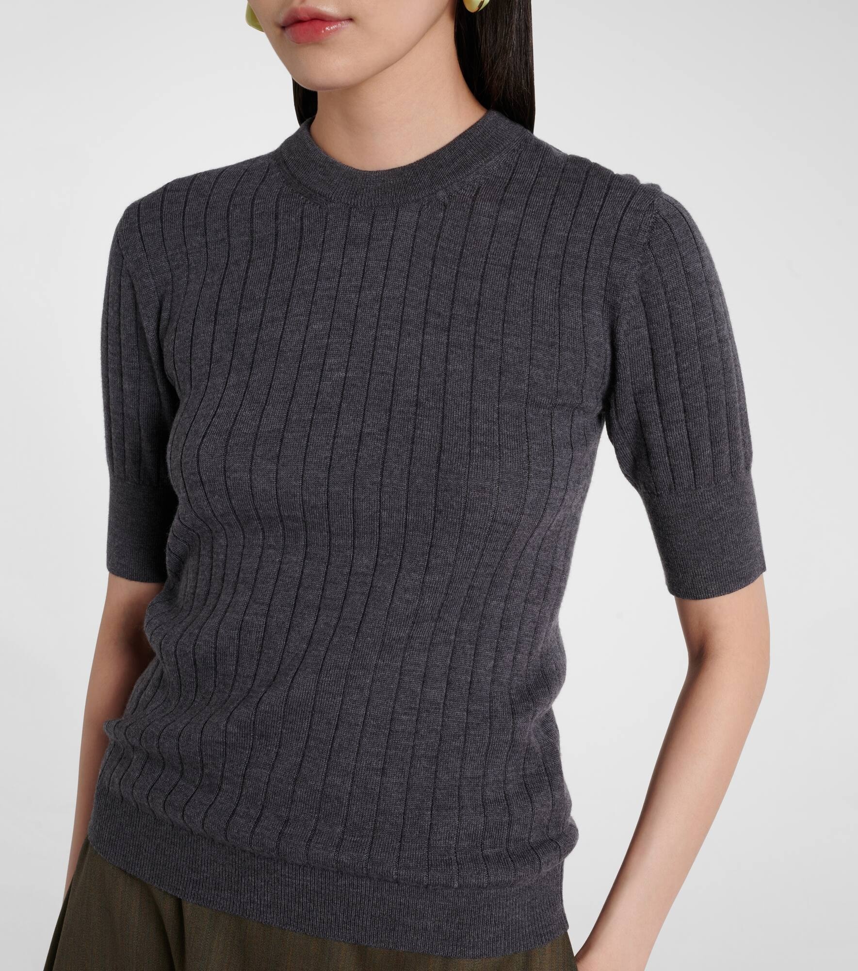 Ribbed-knit top - 5