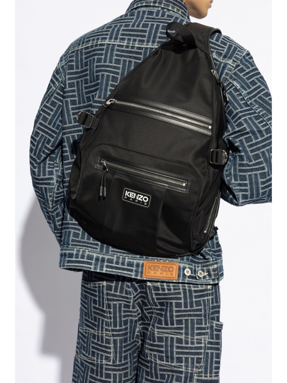logo-patch backpack - 2