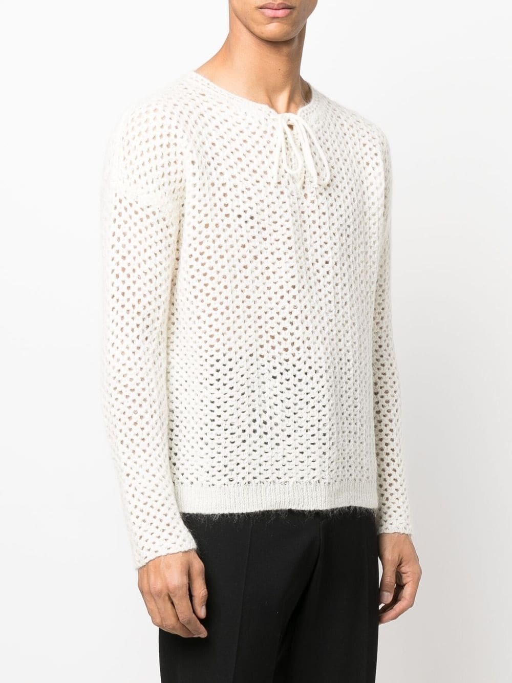 knitted long-sleeve jumper - 3