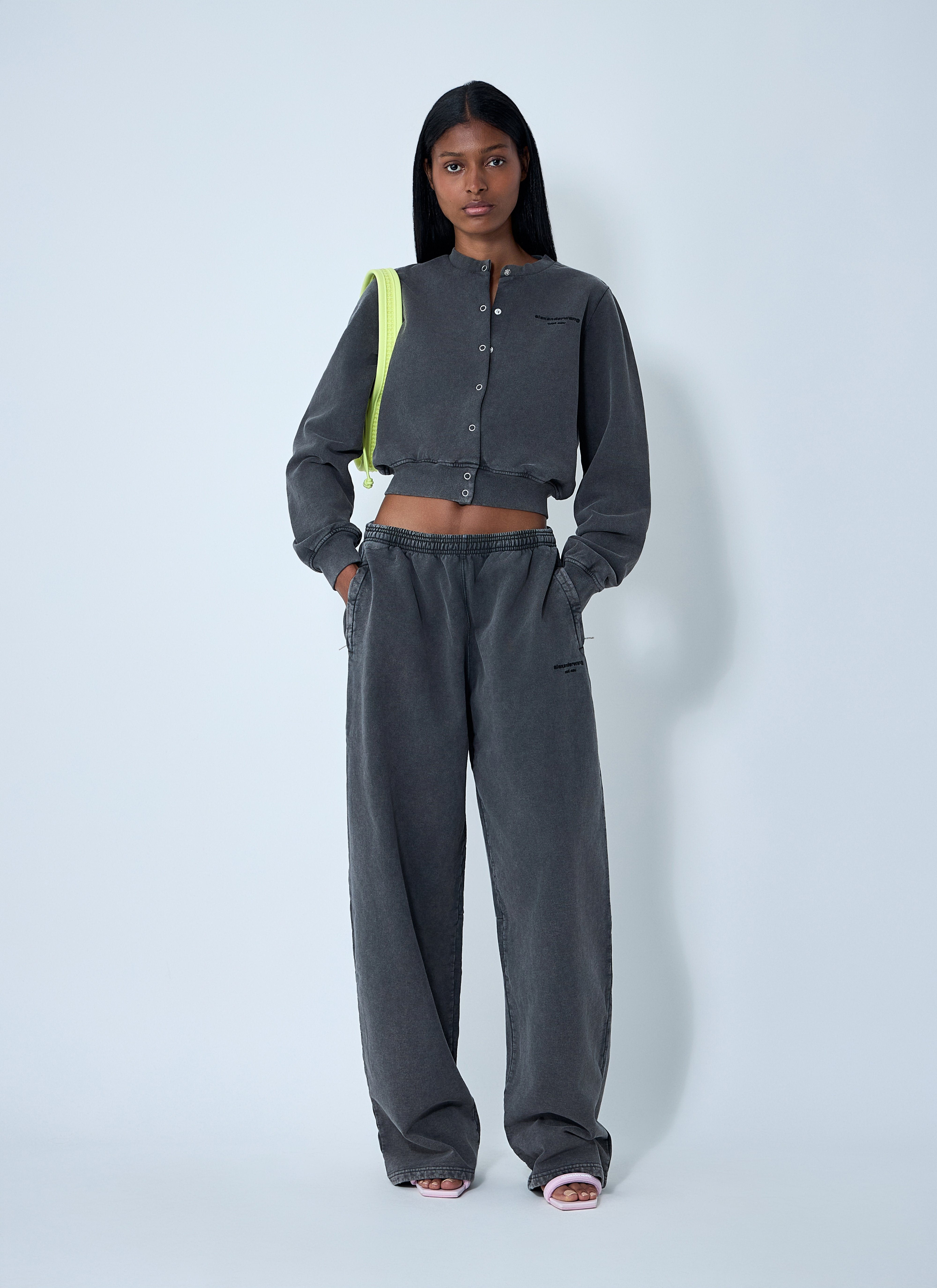 Alexander Wang Women Logo Motfi Track Pants - 2