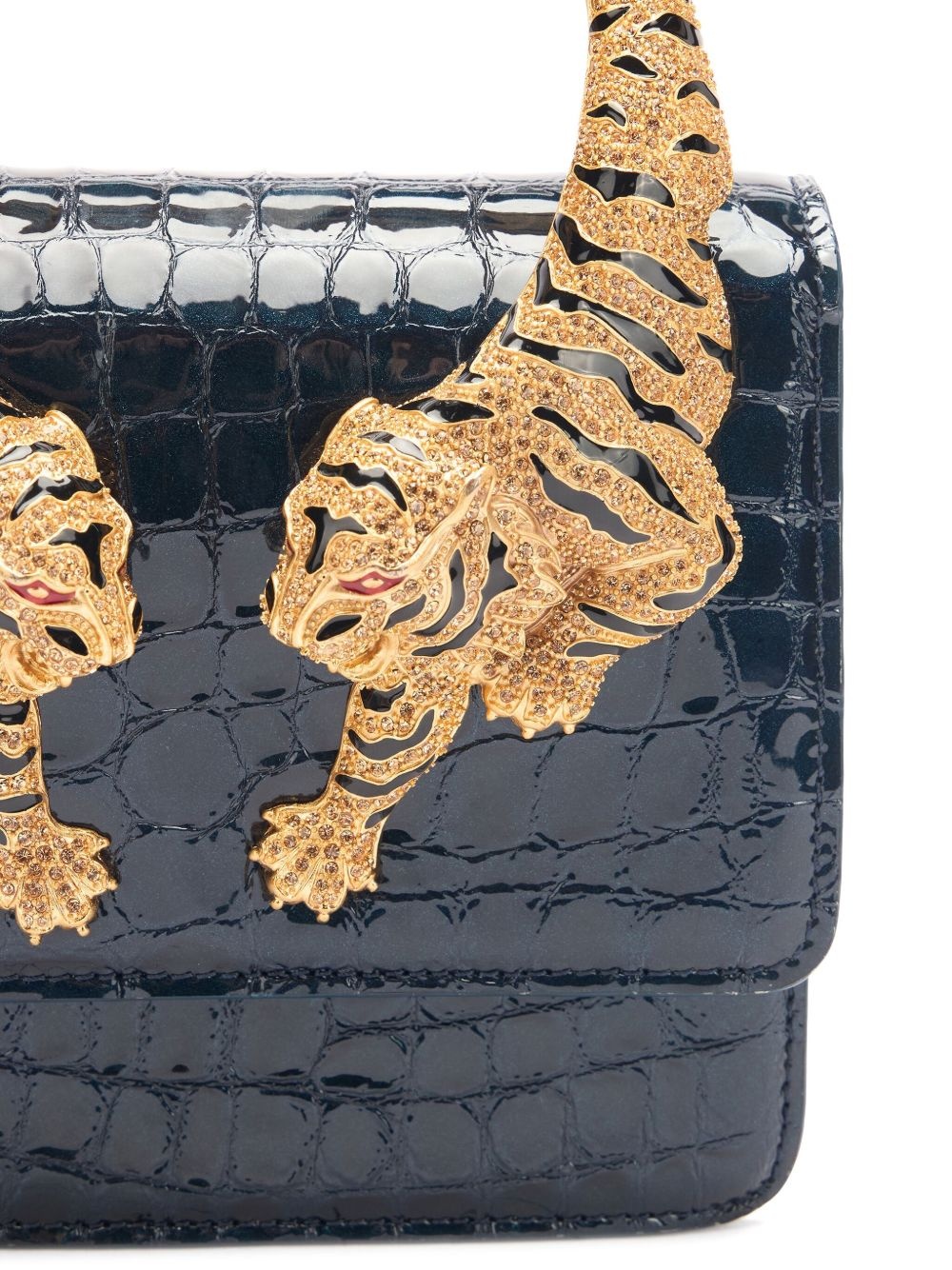 Roar Crocodile-print mini bag - 6