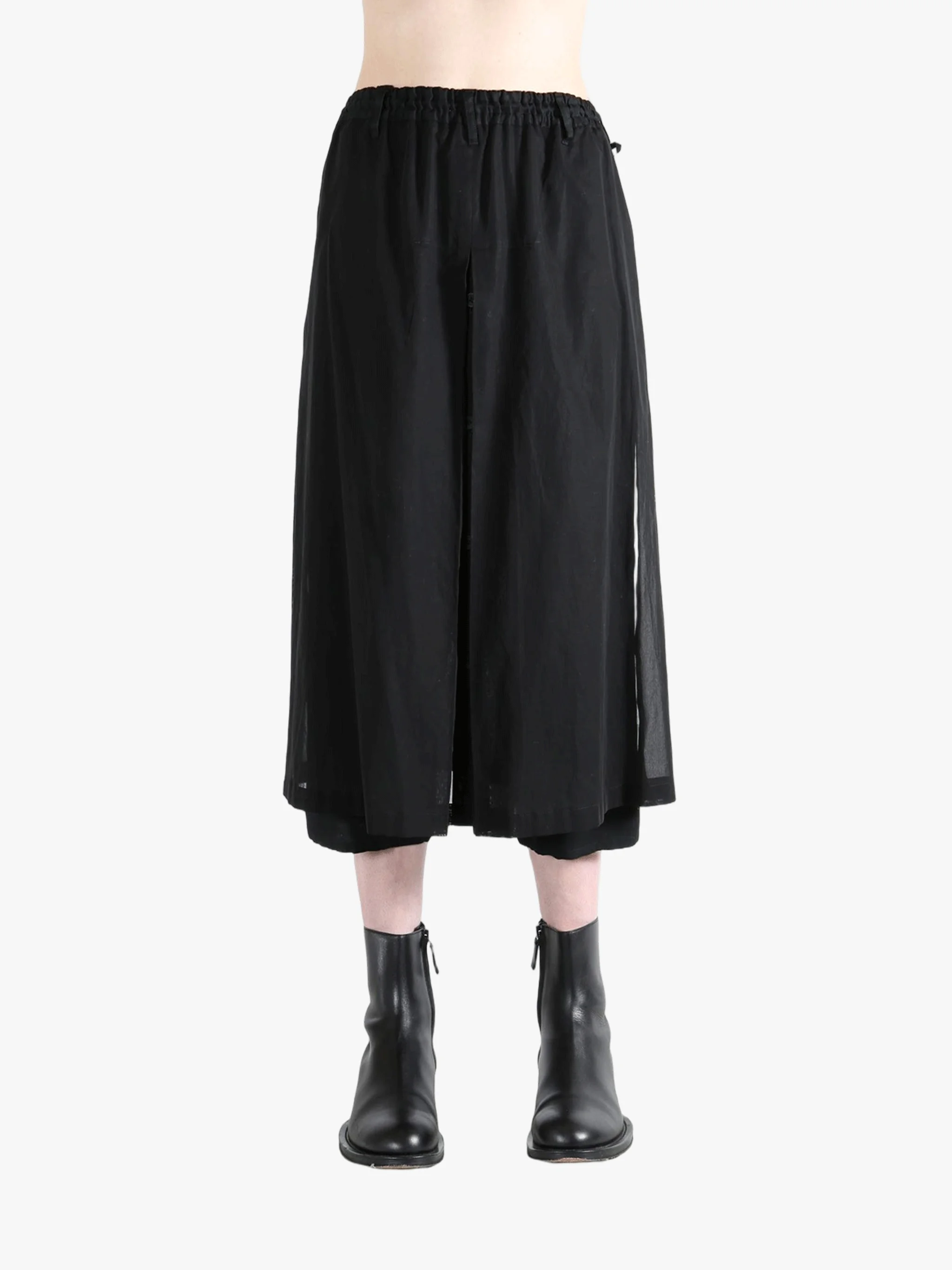 YOHJI YAMAMOTO - Women Wrap Pants - 1