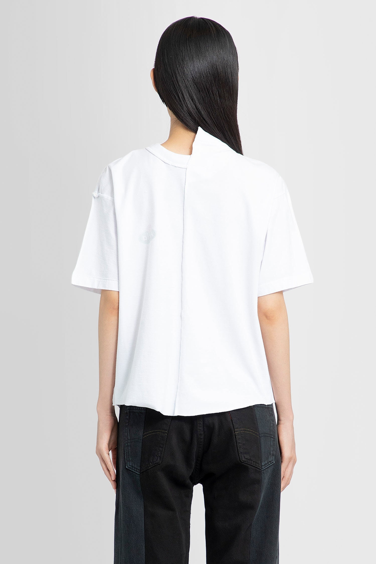 Hodakova hodakova asymmetric split tシャツ Hodakova hodakova asymmetric split tシャツ