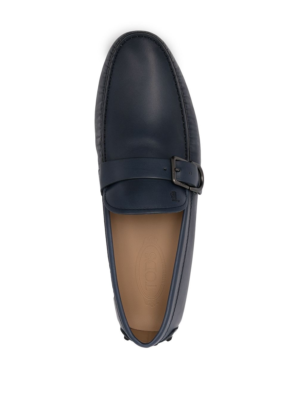 Gommino buckle leather loafers - 4