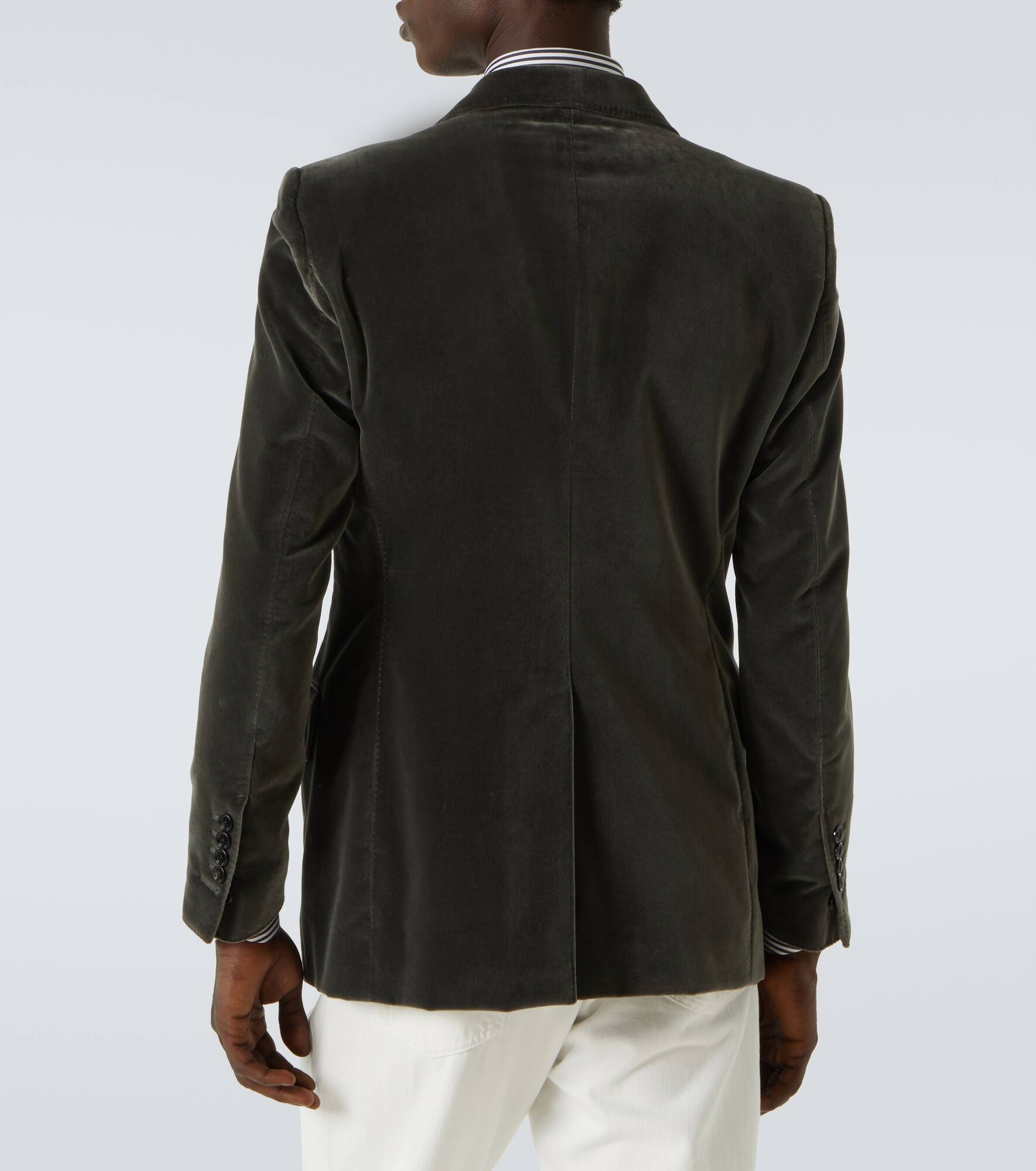 Dyllan cotton velvet blazer - 4