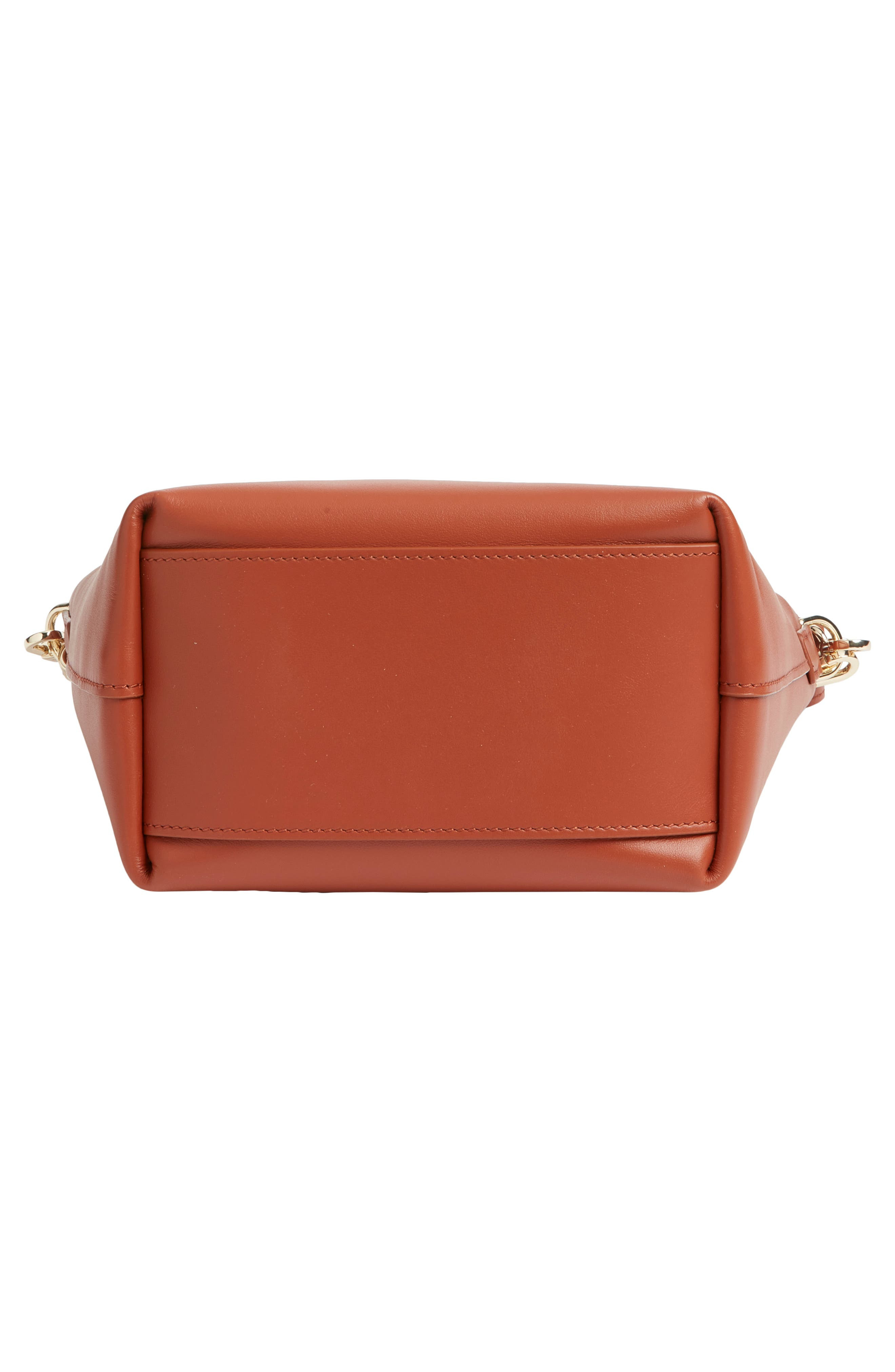 Longchamp Extra Small Le Roseau Leather Bucket Bag in Bark at Nordstrom - 7