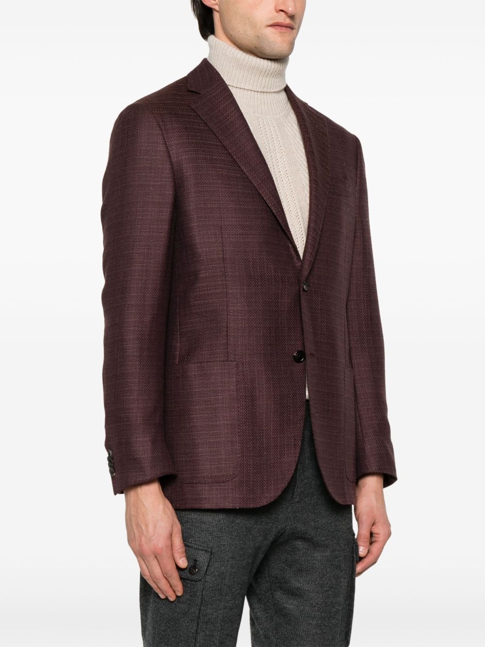 single-breasted blazer - 3