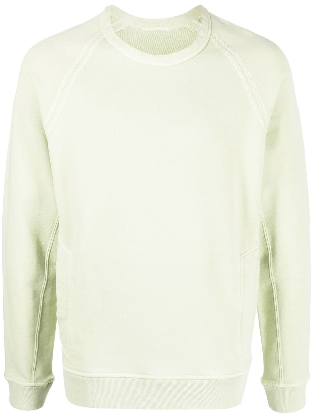 logo patch crew-neck sweatshirt - 1