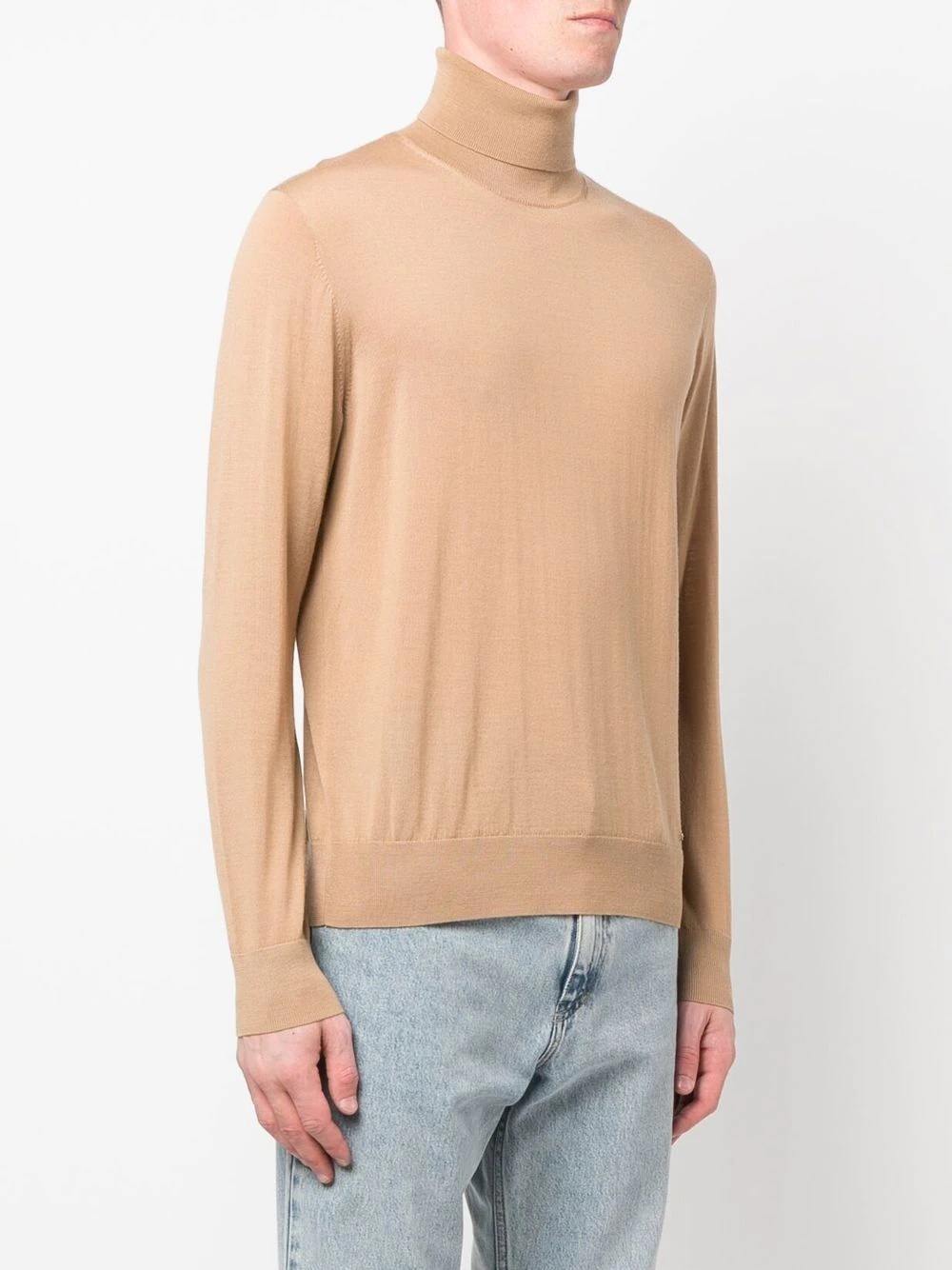 roll-neck wool jumper - 3