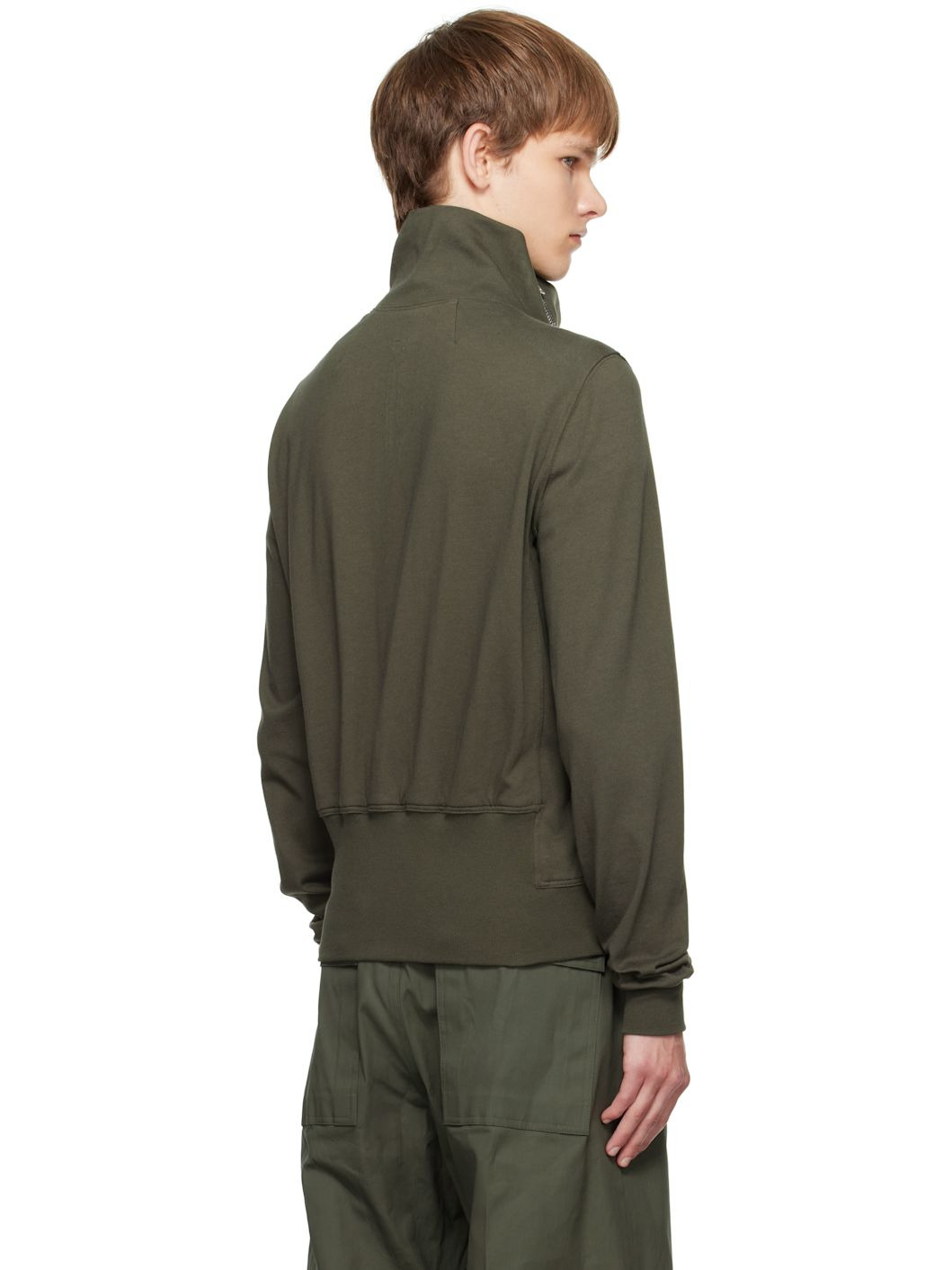 Khaki Concordians Bauhaus Jogger Track Jacket - 3