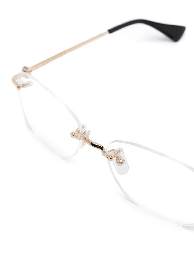 frameless contrast-tips glasses 3