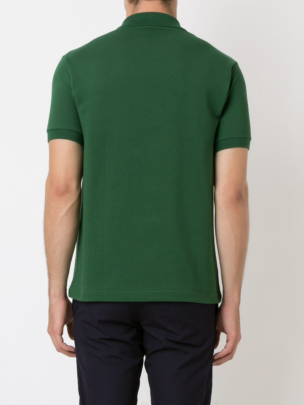 logo-patch short-sleeve polo shirt - 4