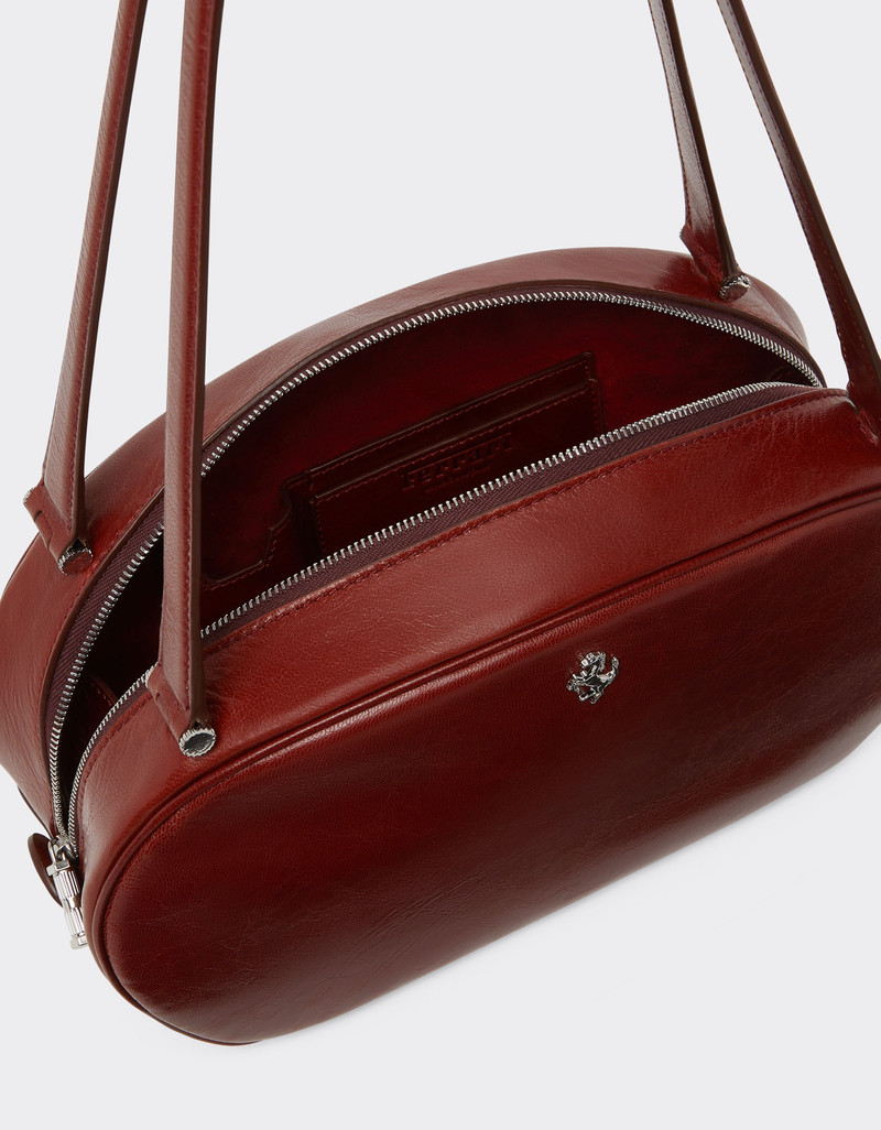 The Ferrari Dino Tote Soft in shiny leather 6