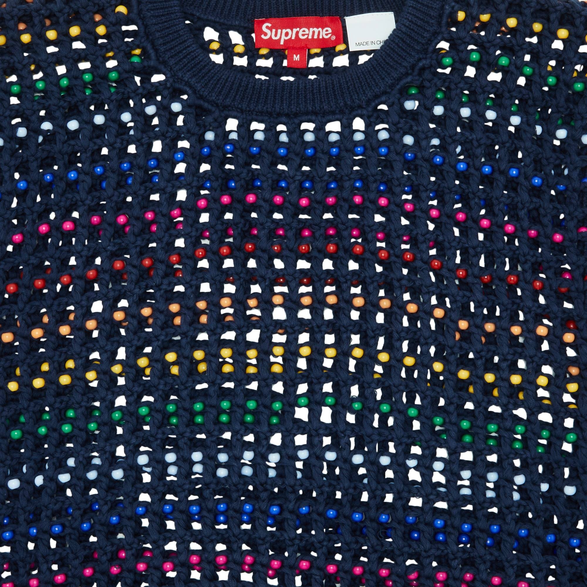 Supreme Beaded Sweater Vest 'Navy'