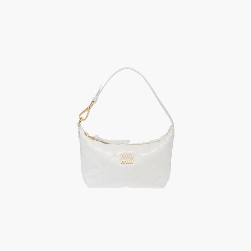 Miu Spirit matelassé patent leather mini-bag - 2