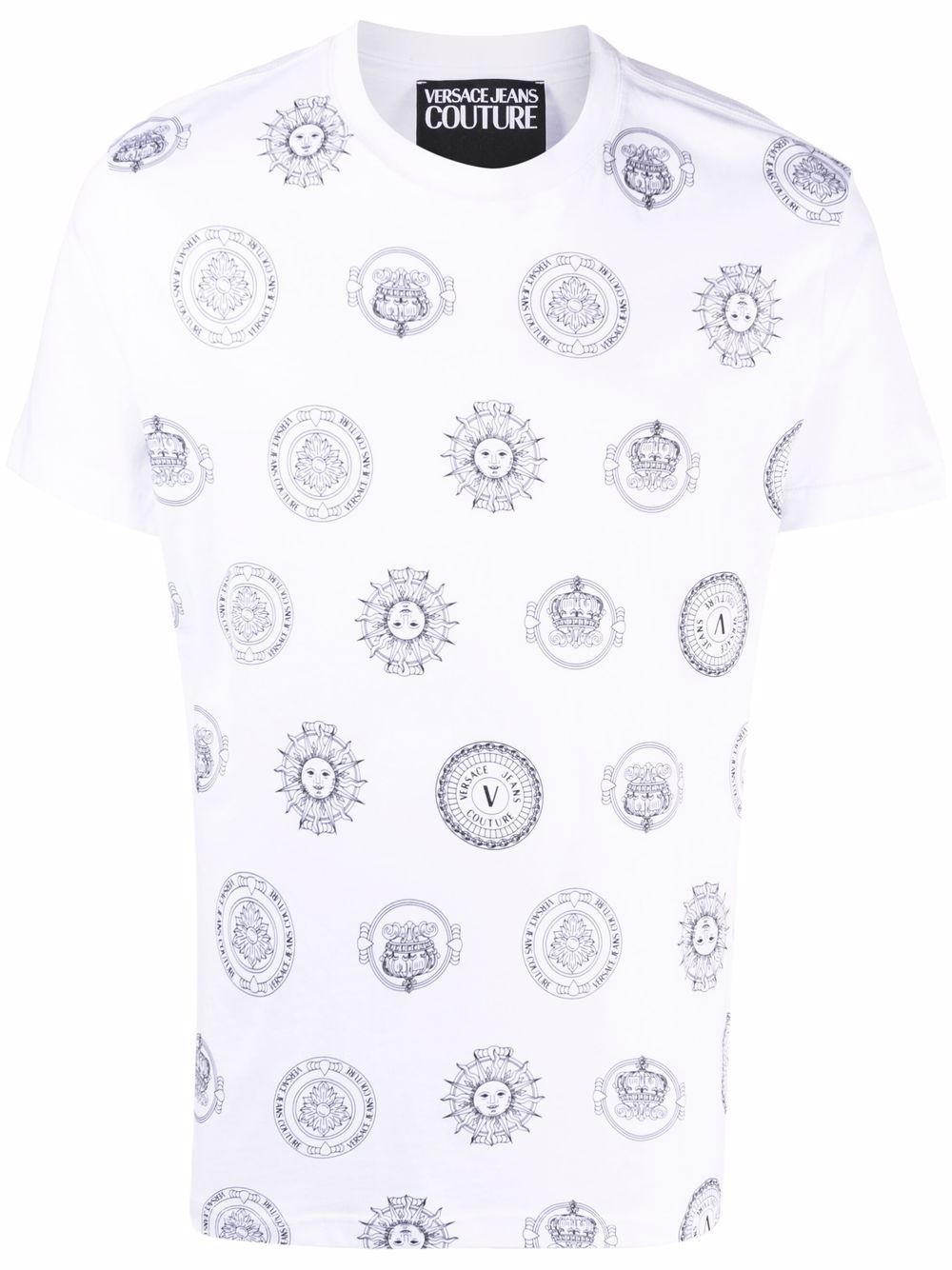 Medusa-print cotton T-shirt - 1