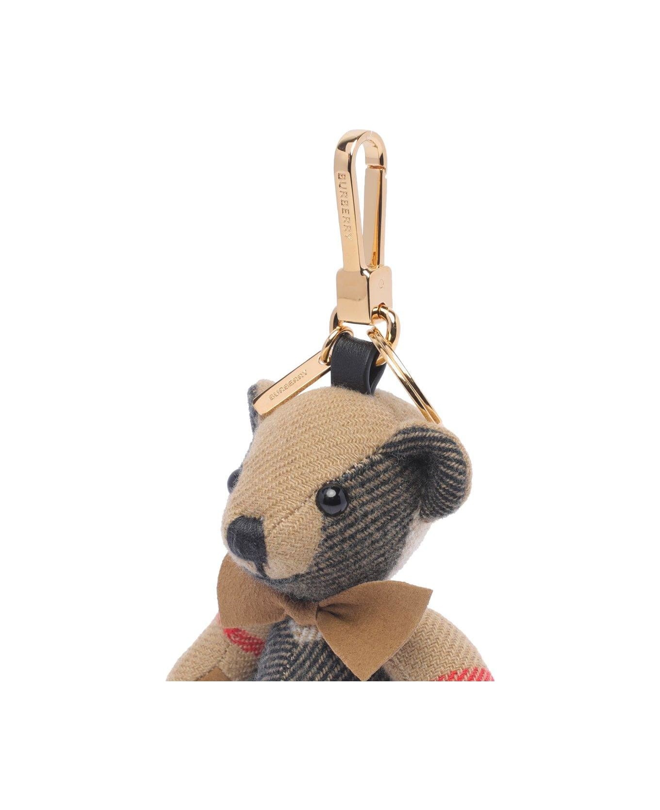 Thomas Bear Charm With Cashmere Bow Tie - 4